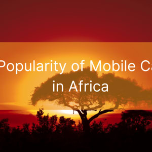 Popularita mobilných kasín v Afrike