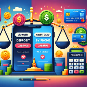 Vklad cez telefón vs kasína s kreditnou kartou