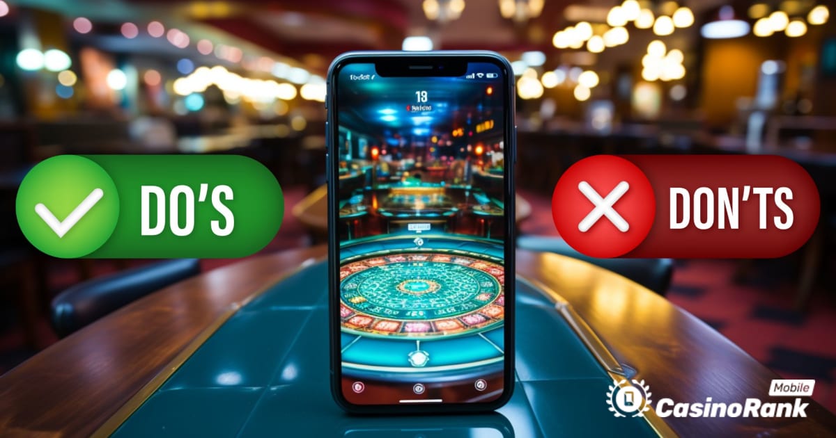 Etiketa mobilného kasína: Čo robiť a čo nerobiť pre začiatočníkov